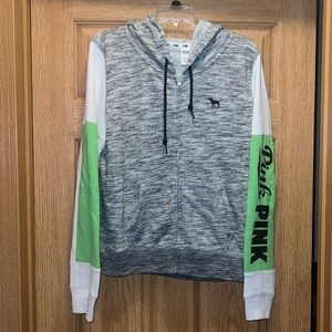 PINK Victoria’s Secret Zip Up Hoodie. Size L. Like New